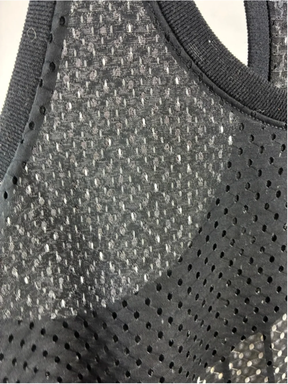 Nike Mesh Tank Top with Logo in Black Size M